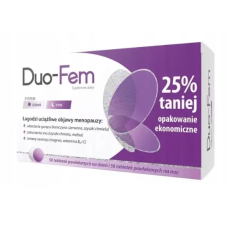 Duo-Fem (Дуо-Фем) таблетки день/ніч при менопаузі — ізофлавони, хміль, меліса та вітаміни, 112 таблеток (56 день + 56 ніч)