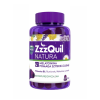 Викс ZzzQuil Natura Vicks ZzzQuil Natura Мелатонин 1 мг - желе для сна с валерианой, ромашкой и лавандой, вкус лесных ягод,60 шт