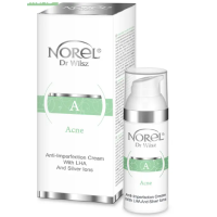 NOREL Acne - Крем от несовершенств с LHA и ионами серебра для проблемной кожи, 50 мл