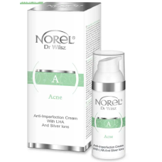 NOREL Acne - Крем от несовершенств с LHA и ионами серебра для проблемной кожи, 50 мл