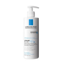 Ля Рош Позе (La Roche-Posay) Lipikar Baume AP+ M — ліпідовідновлюючий бальзам для обличчя та тіла, інтенсивне зволоження, заспокоєння та відновлення мікробіому шкіри, 400 мл