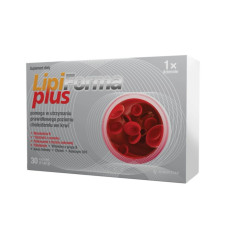 ЛіпіФорма Плюс LipiForma Plus 30 капсул — дієтична добавка для підтримки нормального рівня холестерину