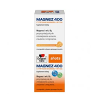 Doppelherz Shots Magnesium 400 – Магний + Витамин B6 для энергии и нервной системы, Допелгерц, 10×25 мл