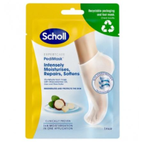 Увлажняющая маска для ног с маслом макадамии, Шолл, SCHOLL EXPERTCARE, 1 пара