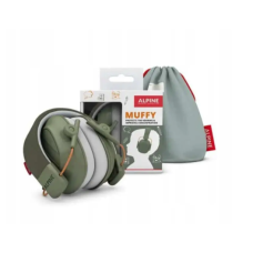 Alpine Muffy Kids – зелені навушники, комфортний захист слуху 25 дБ для дітей 5–16 років