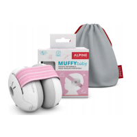 Alpine Muffy Baby – рожеві навушники-накладки для захисту слуху немовлят до 3 років, комфортні та безпечні для гучних звуків