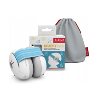 Alpine Muffy Baby – сині навушники-накладки для захисту слуху немовлят до 3 років, комфортні та безпечні для гучних звуків