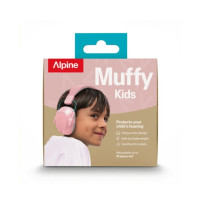 Alpine Muffy Kids Pink — детские шумоподавляющие наушники, защита слуха 25 дБ, 5–16 лет