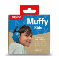 Alpine Muffy Kids Blue — детские шумоподавляющие наушники, защита слуха 25 дБ, 5–16 лет