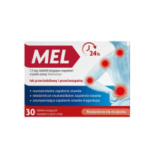 Мел MEL 7,5 мг мелоксикам 30 таблеток – обезболивающее и противовоспалительное средство для суставов