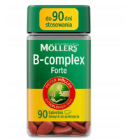 Моллерс (Mollers) B-Complex Forte - витамины группы B для нервной системы и энергии, 90 таблеток
