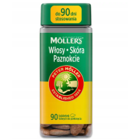 Моллерс (Mollers) Волосы, Кожа и Ногти - витаминно-минеральный комплекс с биотином и кремнием, 90 таблеток
