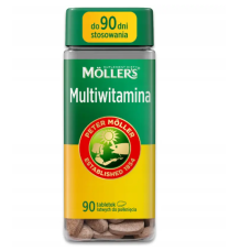Моллерс (Mollers) Мультивітаміни та мінерали — комплекс для імунітету, енергії та загального тонусу, 90 таблеток