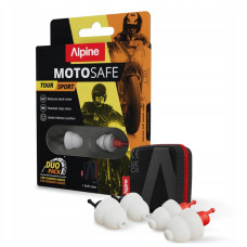 Беруші для мотоциклістів Alpine MotoSafe Duo 2026 Tour + Sport 2 пари з футляром