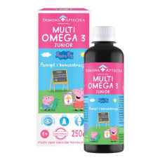 Мульти Омега 3 Джуниор (Multi Omega 3 Junior) – омега-3 + витамины и минералы для детей 3+, сироп со вкусом тропических фруктов, 250 мл