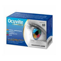 Окувайт Комплит Ocuvite Complete Bausch + Lomb 60 капсул - омега-3, лютеин, зеаксантин для поддержки зрения