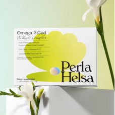Незаменимый помощник в заботе о красоте и здоровье с середины, Omega-3 Cod, Perla Helsa, Перла Хелса, 120 капсул по 500 мг