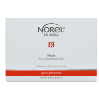 Norel Anti Redness - Успокаивающая тканевая маска для кожи с капиллярными проблемами, 14 процедур