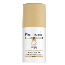Pharmaceris F тональный флюид Sand 02 SPF 20 интенсивное покрытие, 30 мл