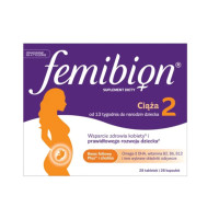 Фемибион 2 для беременных с 13 недели - DHA Омега-3, фолиевая кислота 400 мкг + L-метилфолат, железо и витамины, Femibion ​​2, 28 таблеток + 28 капсул