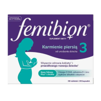 Фемибион 3 / Femibion ​​3 для грудного вскармливания - DHA Омега-3, фолиевая кислота + L-метилфолат, холин и витамины, 28 таблеток + 28 капсул