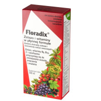 Floradix Флорадикс Железо и витамины - жидкое железо с витамином С и витаминами B1 B2 B6 B12, тоник от анемии и усталости, 500 мл