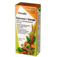 Флорадікс Floradix Immunity and Energy 250 мл рідкі мультивітаміни для імунітету та енергії вітаміни A B C D