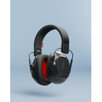 Захисні протишумні навушники Alpine Defender — антифони для дорослих, багаторазові, чорні, захист слуху від гучного шуму