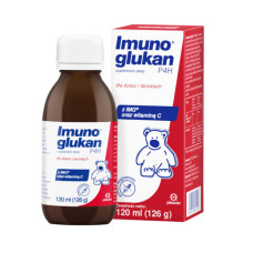 Иммунолюкан P4H (Imunoglukan P4H) сироп 120 мл - бета-глюкан IMG®, витамин C, для иммунитета детей от 3 лет и взрослых