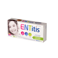 Энтитис ENTitis 30 таблеток для рассасывания – для поддержания иммунитета детей и взрослых, со вкусом Tutti Frutti, витамин C и витамины группы B